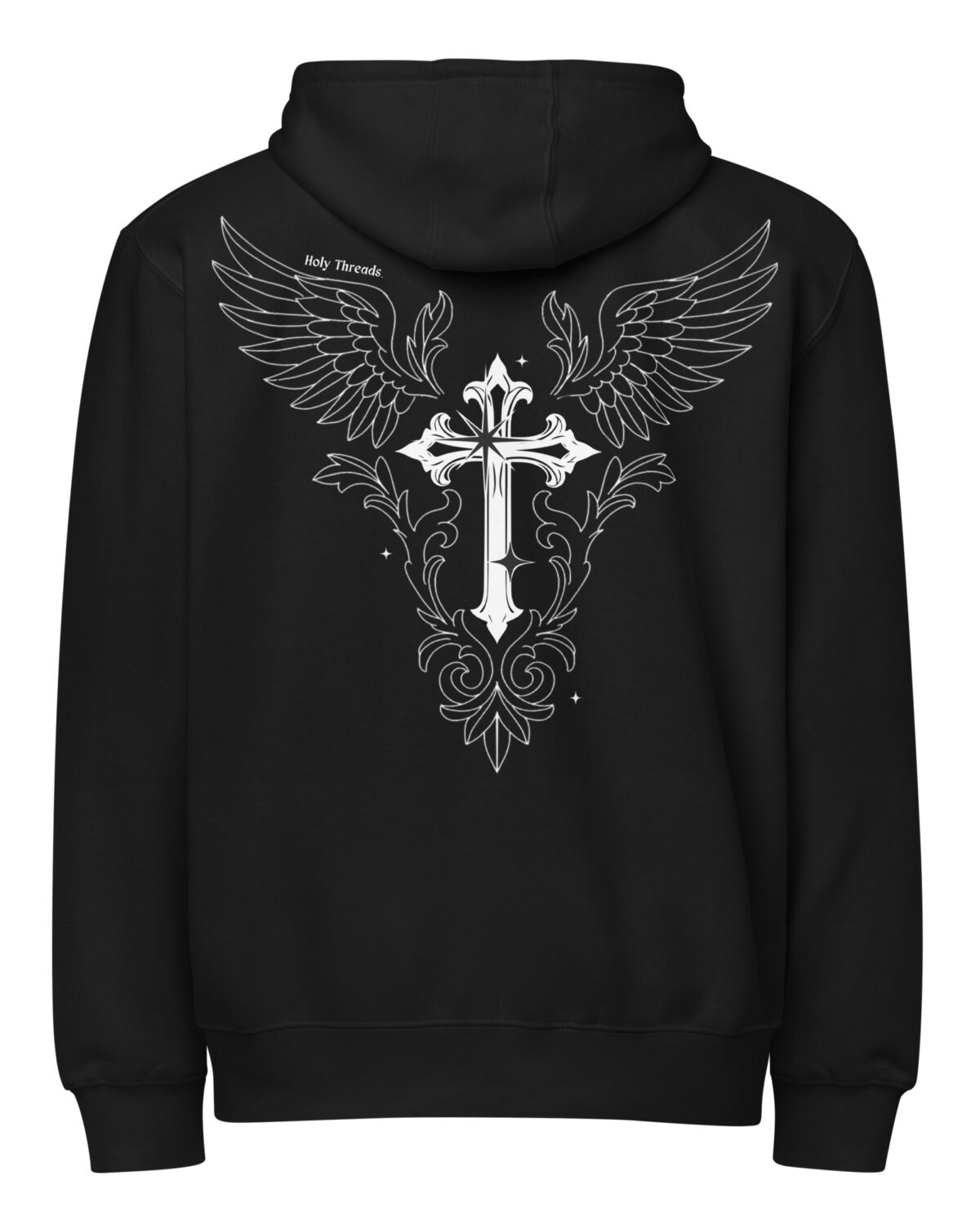 "Angel Wing" zip hoodie