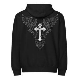 "Angel Wing" zip hoodie